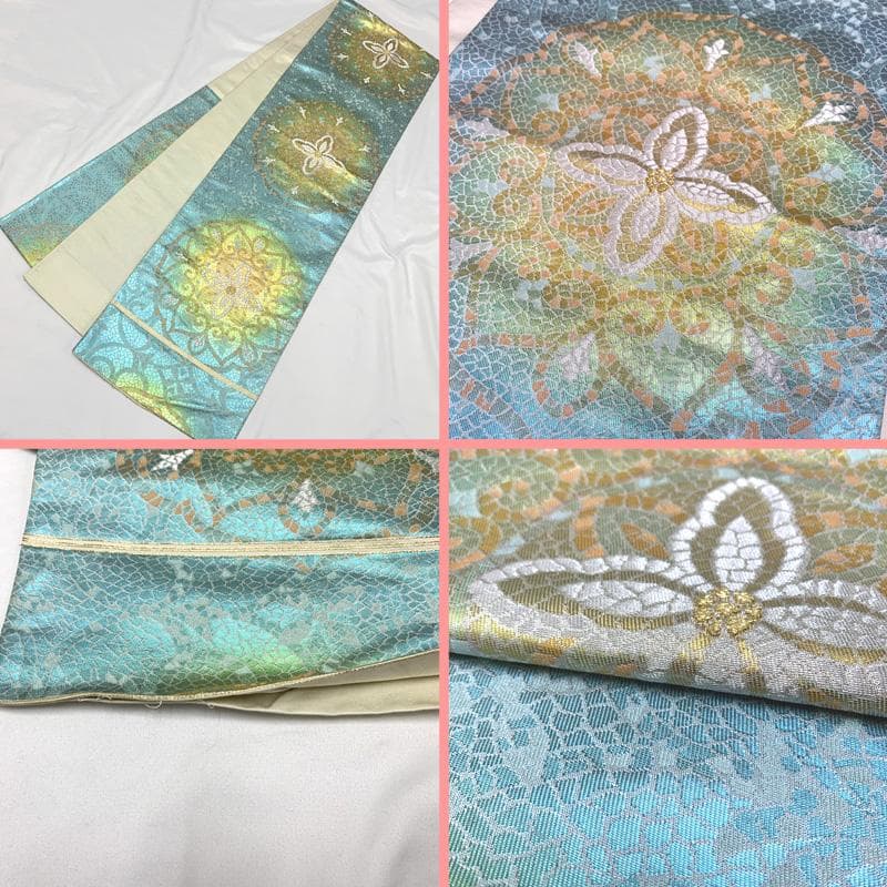 410aj37〇総絞り ジュニア振袖＆袋帯 十三参り 黄緑〇美品 - メルカリ