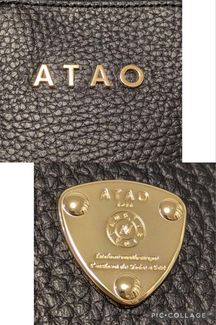 【未使用に近い】ATAO　❤️アミュレット・ケリー❤️　ブラック/ゴールド