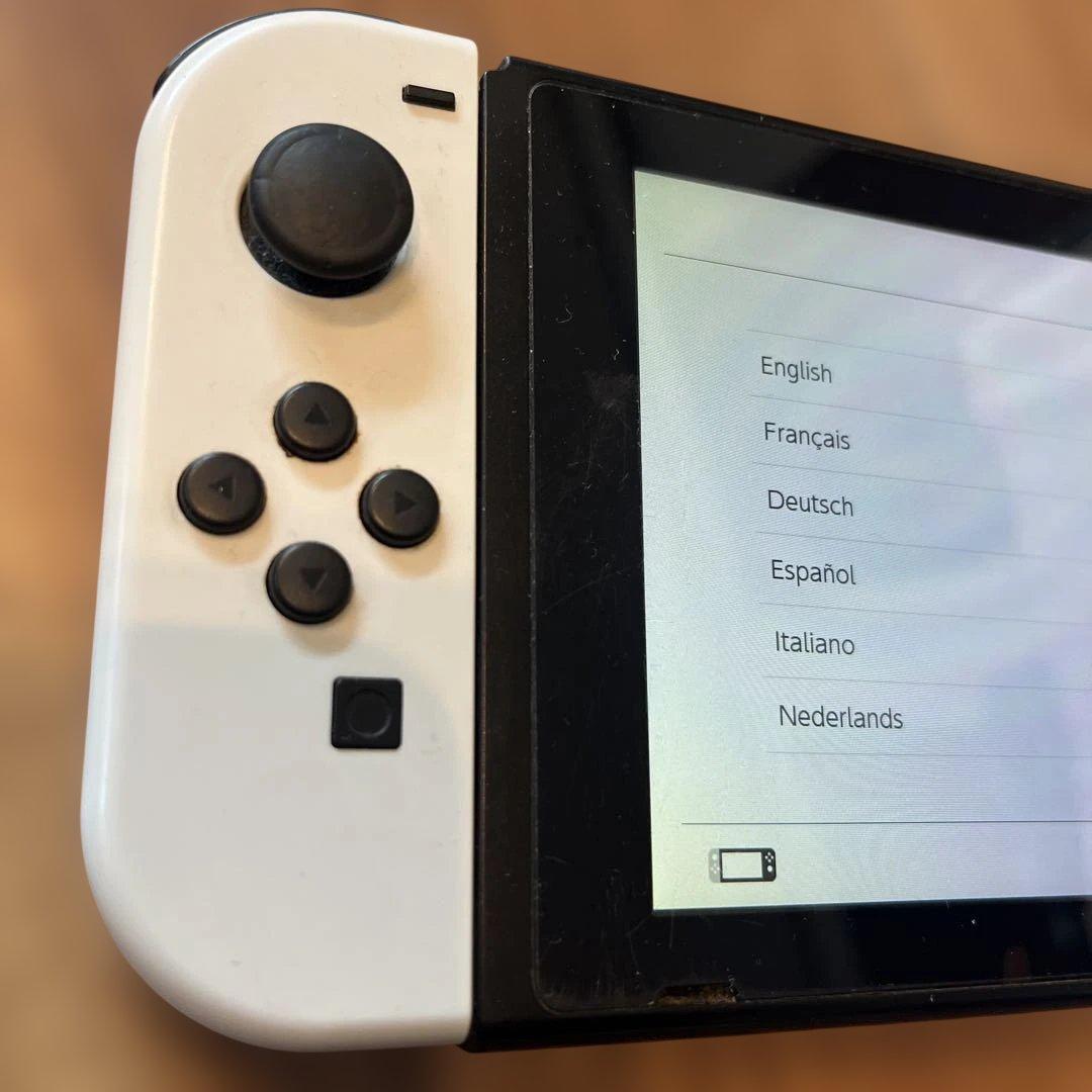 Nintendo Switch ホワイト/グレー 本体のみ　ジャンク