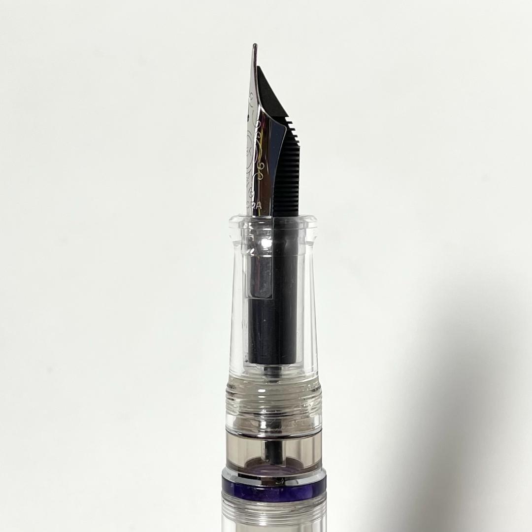 ほぼ未使用】アウロラ 88 ミネラーレ アメジスト 万年筆 EF（極細）