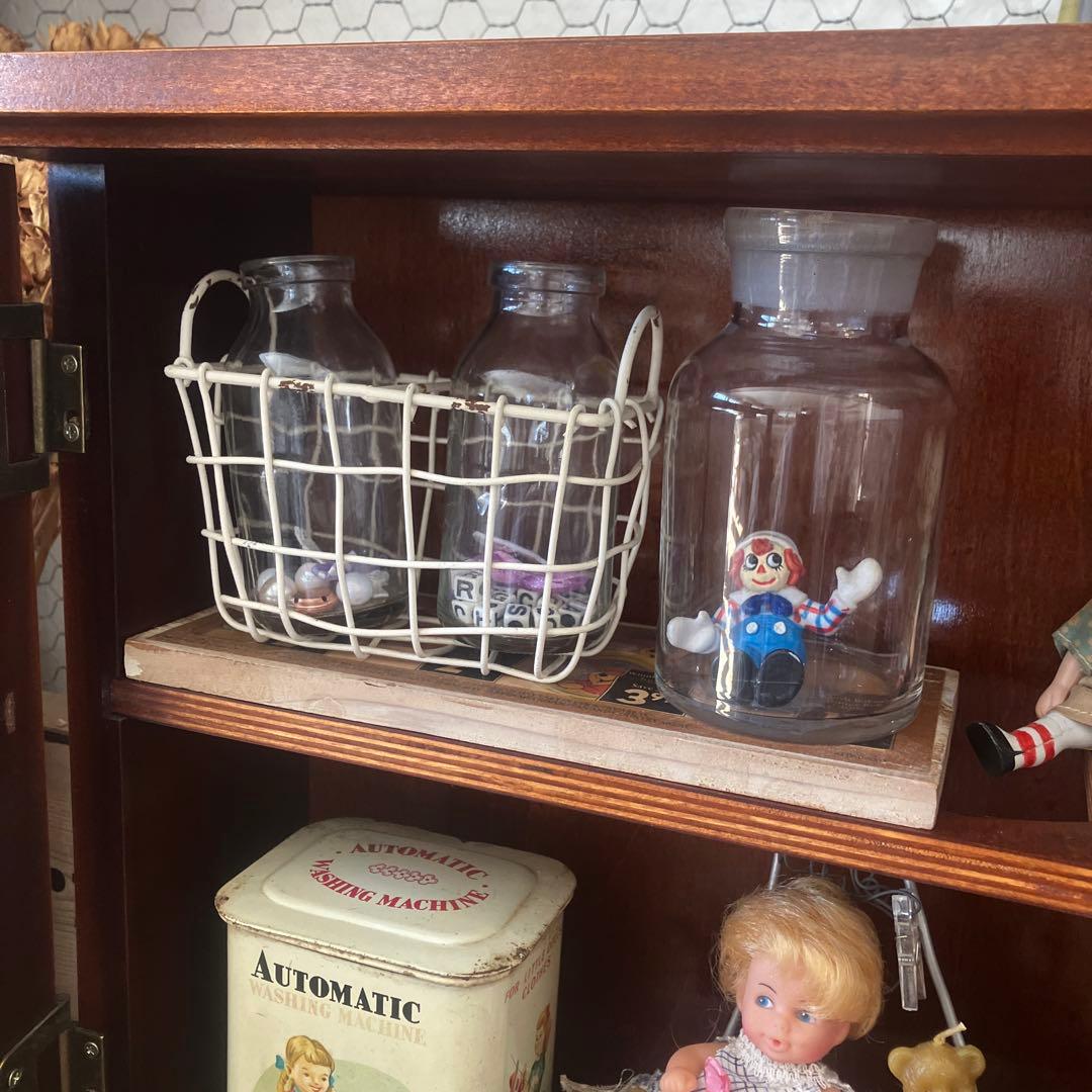 ビンテージ ケース バーボンケース ディスプレイ棚 飾り棚