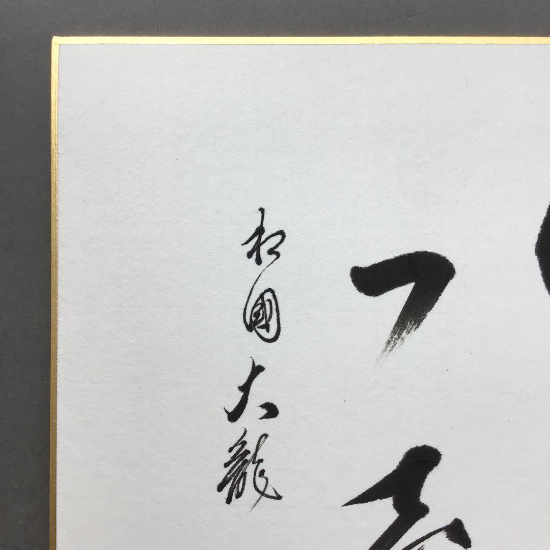 色紙 臨済宗相国寺 記念 松國大龍 畳紙 配送用袋 S1030SSD