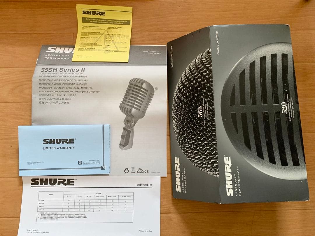 M様　シュアー SHUREヴィテージ ガイコツマイク55SH SERIES II