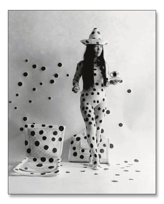 額装品/SelfObliteration/草間彌生/ポスター/アート/インテリア