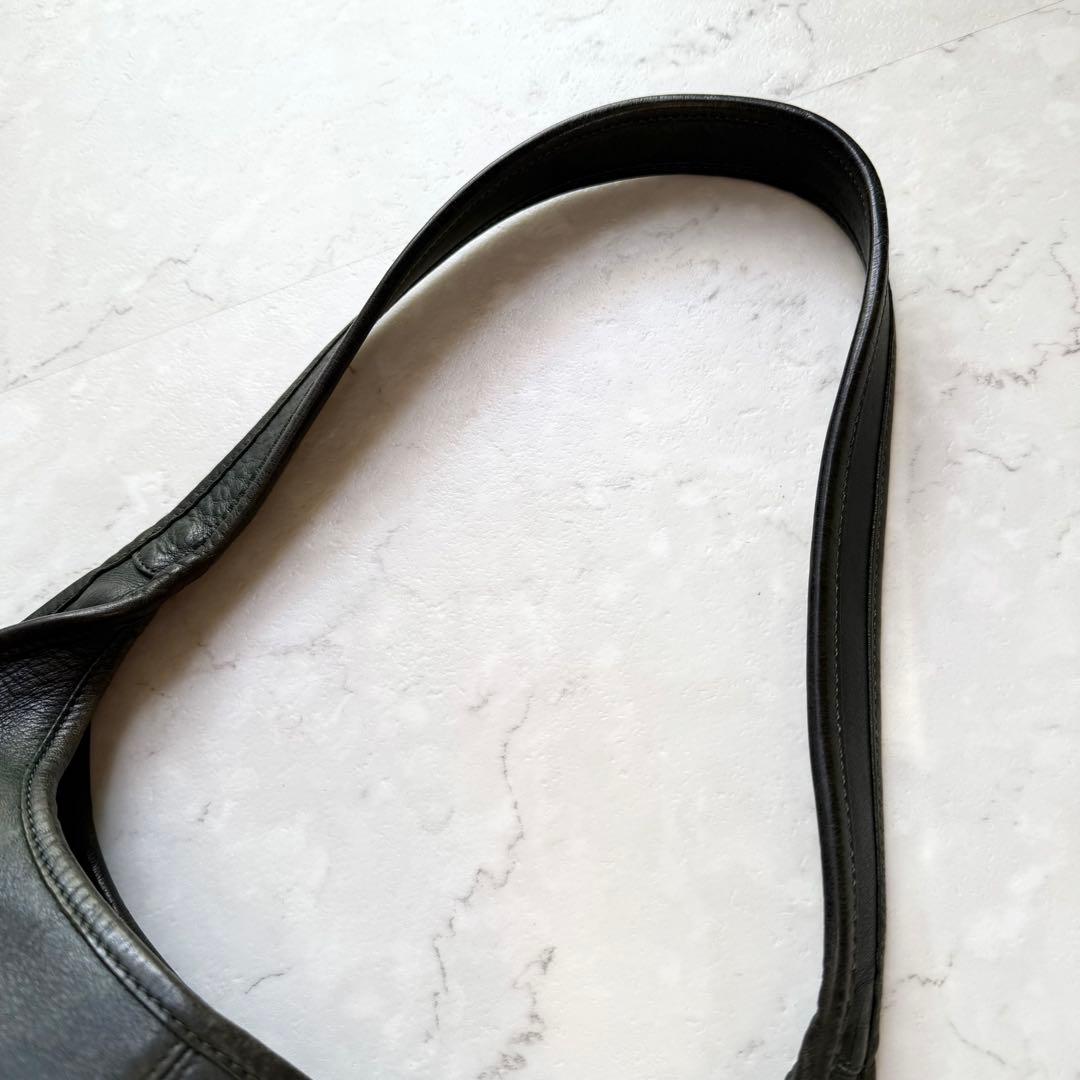 希少色 old coach コーチ ハンドバッグ ショルダーバッグ グリーン