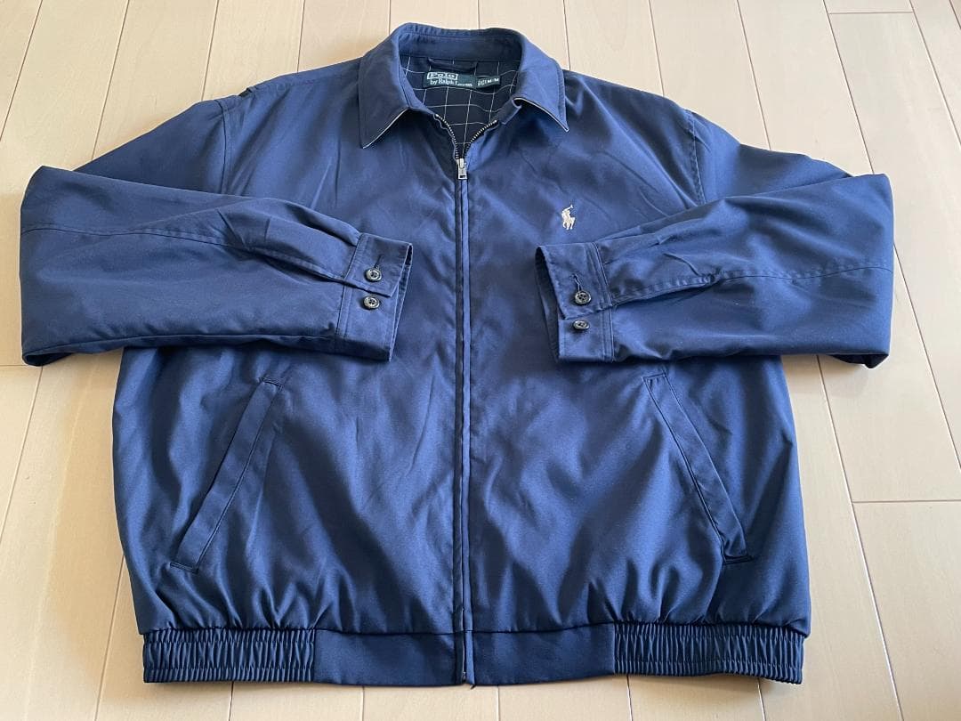 Polo RalphLauren◇ラルフローレン スイングトップ M ネイビー◇