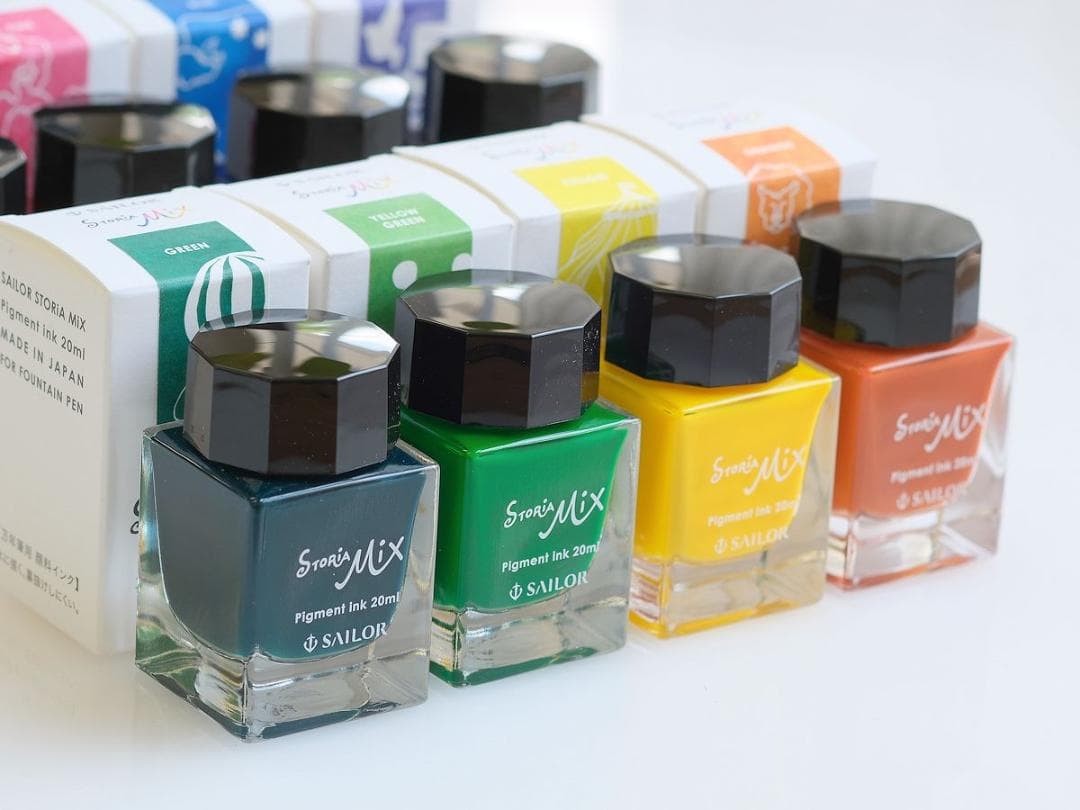 【Amami アウトレット】セーラー万年筆インク特集STORiA 8色＋1セット