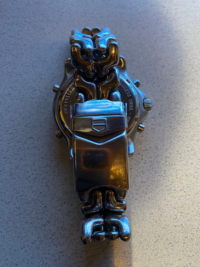 宝*斎様 ジャンクタグホイヤー　セナモデルクロノグラフ腕時計