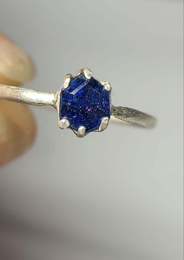 えむえす様専用☆スリランカ産ブルーサファイア☆リングオーダー