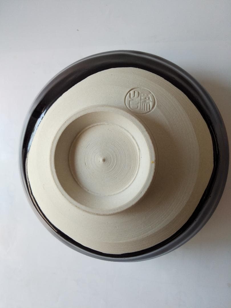 九谷焼 三代 三ツ井為吉 深厚釉 茶碗 共箱 共布 栞 茶道具 抹茶碗 新品