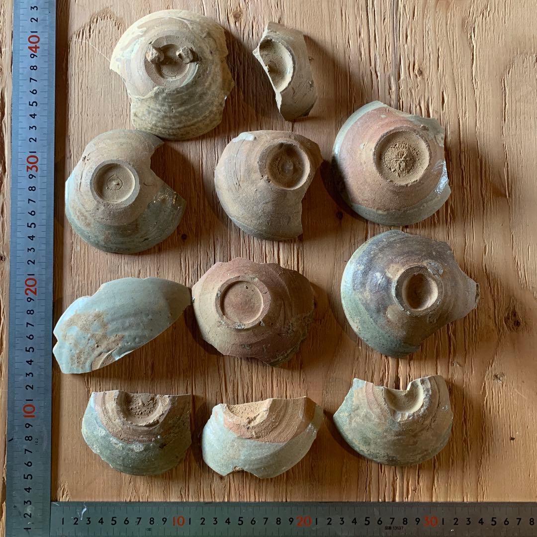 古唐津　陶片　古道具　金継ぎ　呼び継ぎ