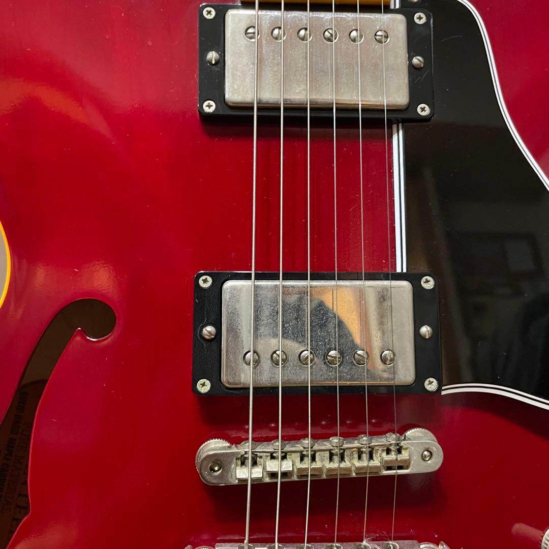 Edwards E-SA-125-LTS セミアコースティックギター 赤