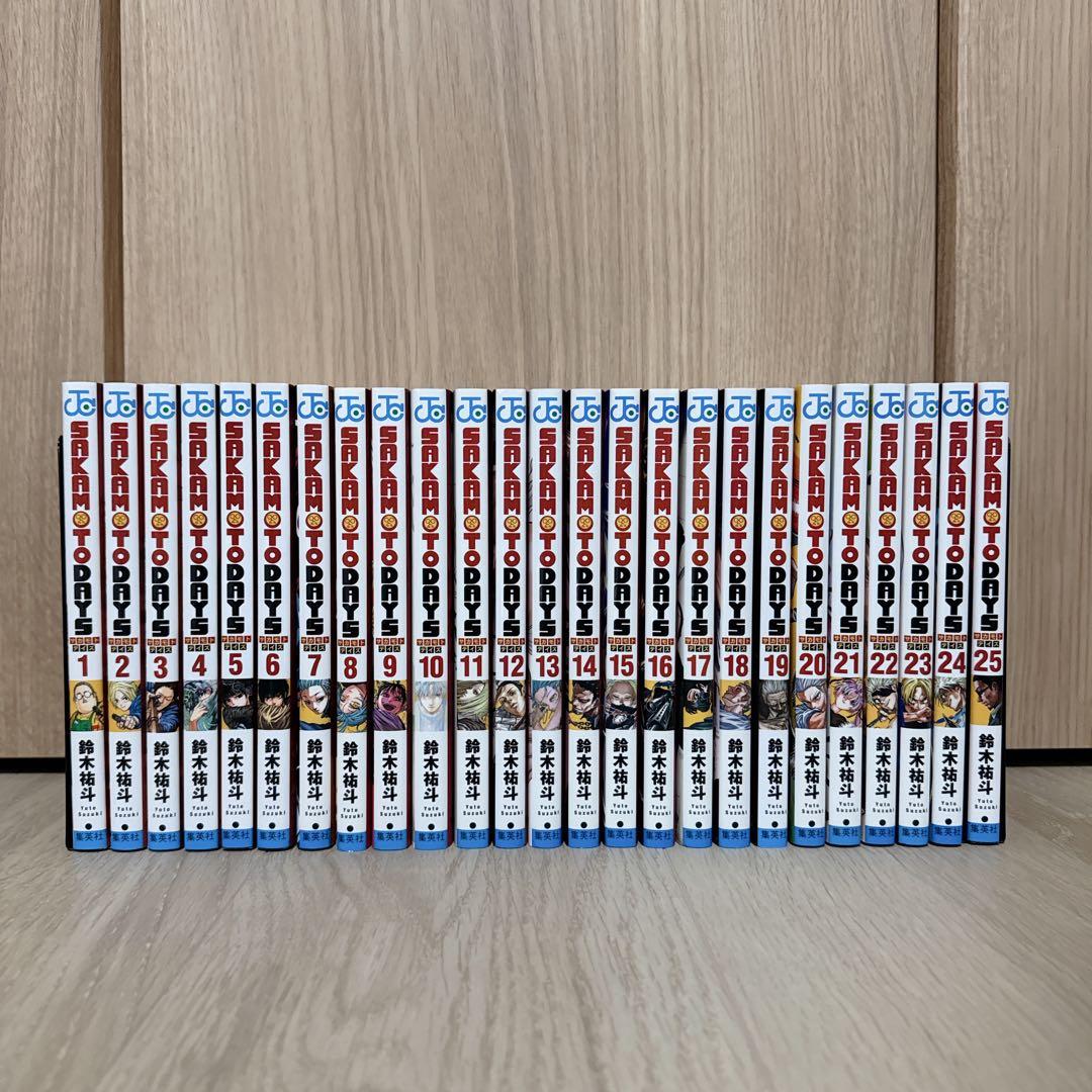 SAKAMOTO DAYS サカモトデイズ 1〜25巻 全巻セット＋おまけ付き - メルカリ