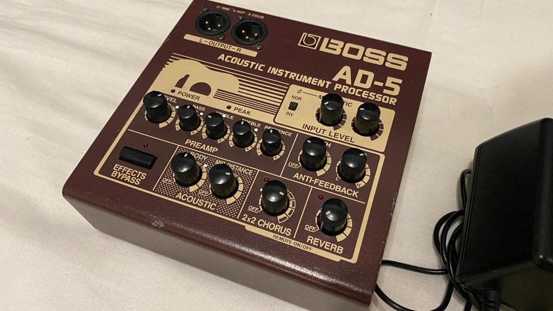 BOSS AD-5 アコースティックギター用 プリアンプ ・エフェクター BOSS