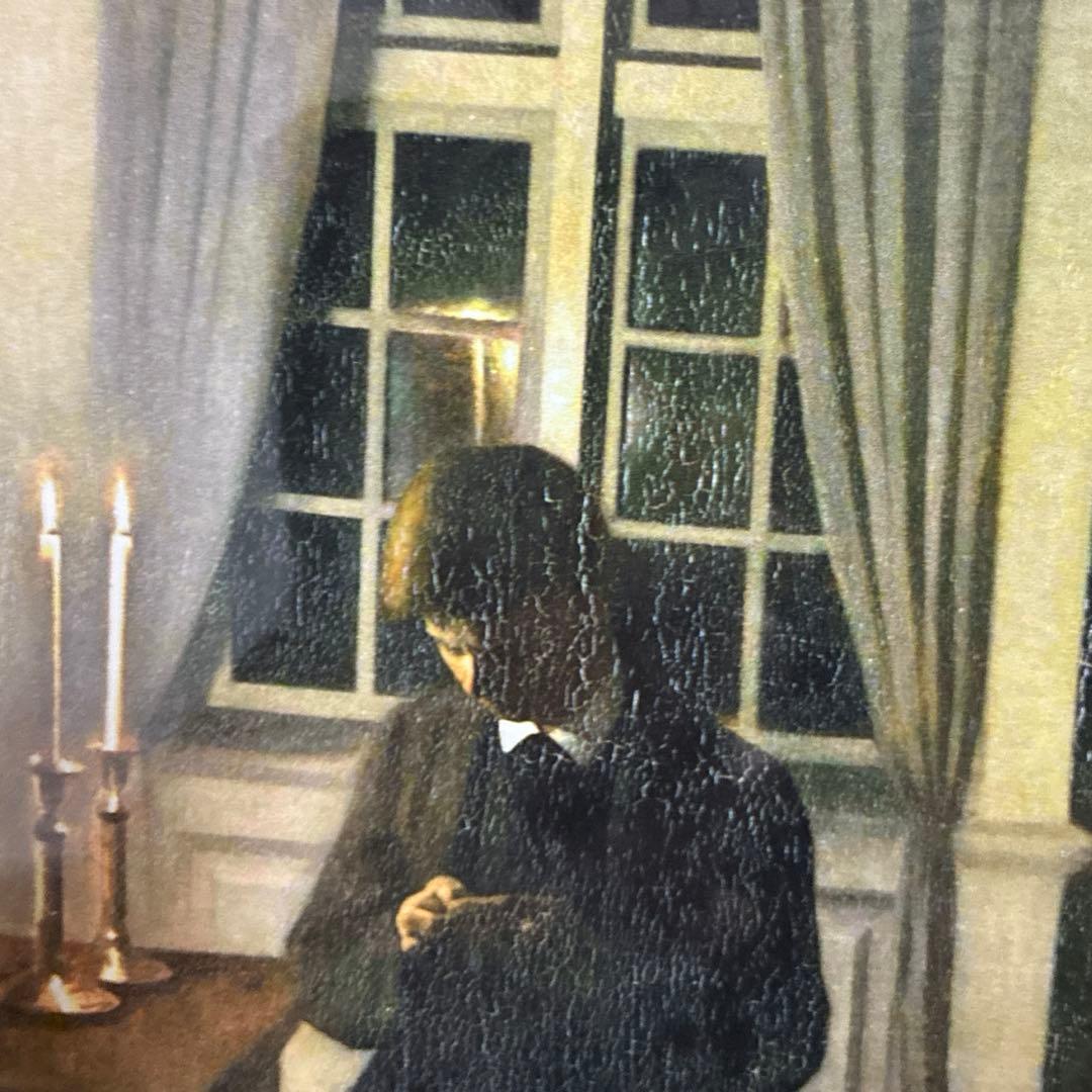 ヴィルヘルム ・ハンマースホイ　収集家　複製画