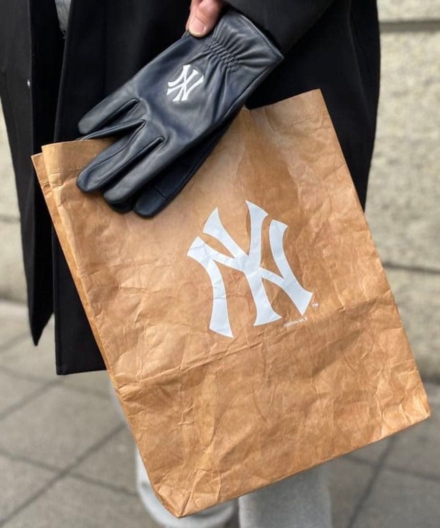 インフィールダーデザイン ヤンキース 本革 手袋 スマホタッチ