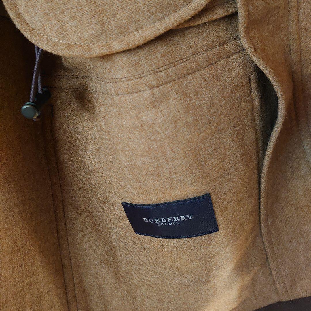 バーバリー　ダークブラウン キルティングインナー付きメンズミドルコート