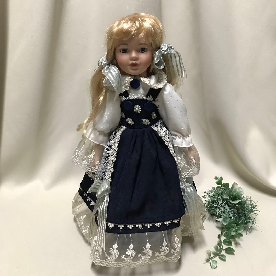 ビスクドール アンティークドール フランス人形 39cm - メルカリ