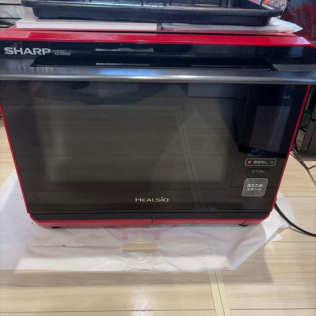 SHARP ヘルシオ レンジ AX-XW500 赤 ジャンク品 - メルカリ