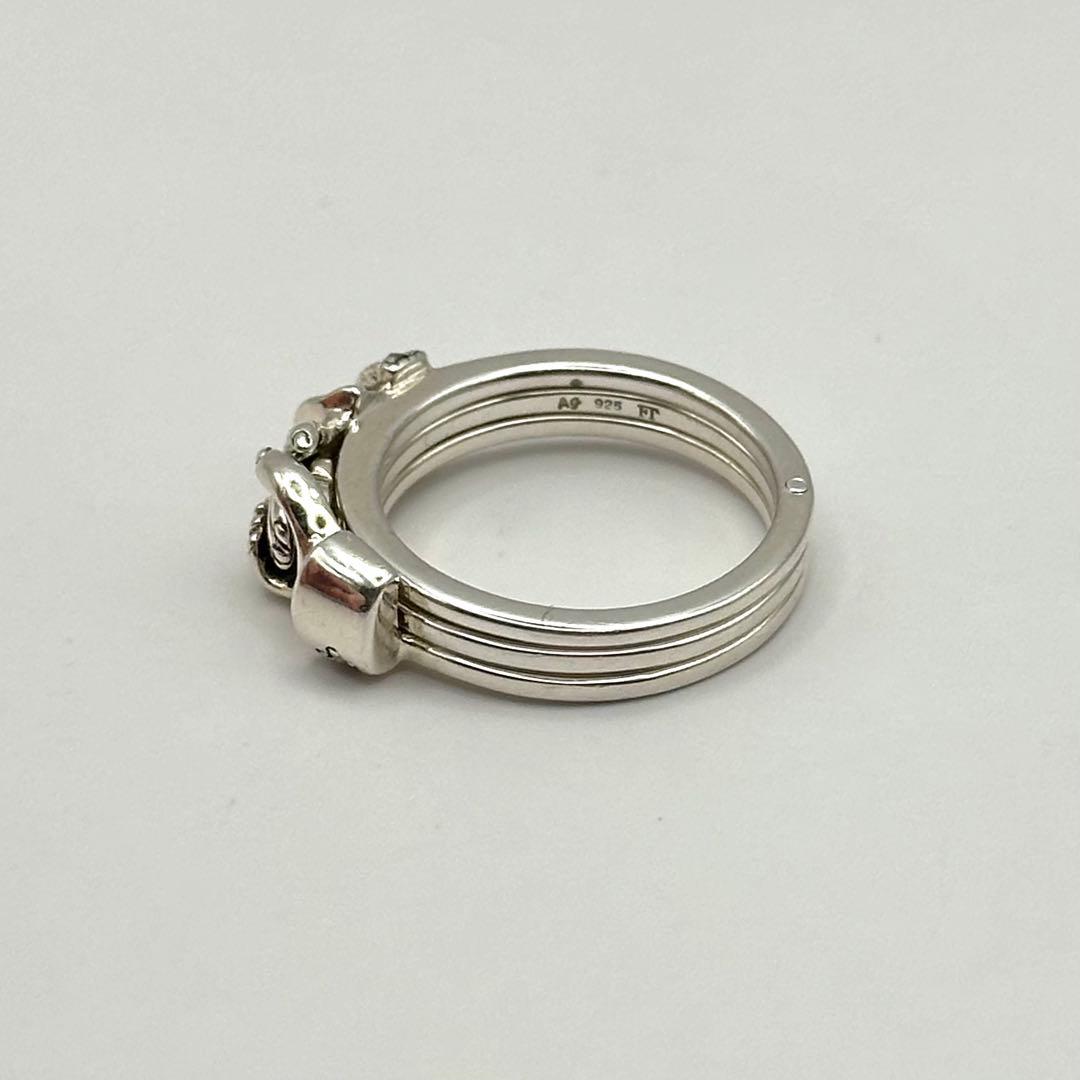 【美品】 FATRAS ファトラ フェデ リング 握手 Ag925 碌山