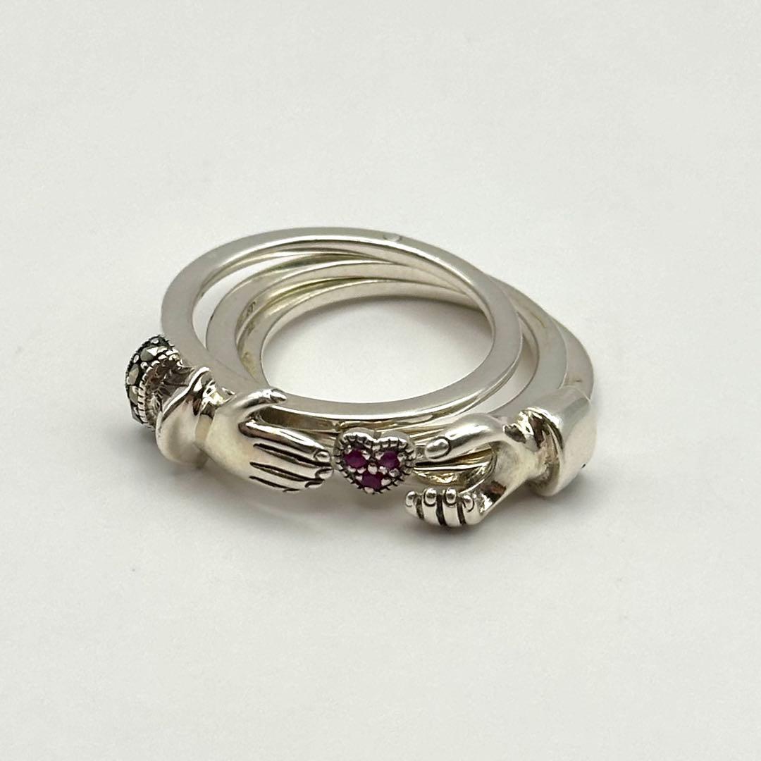 【美品】 FATRAS ファトラ フェデ リング 握手 Ag925 碌山