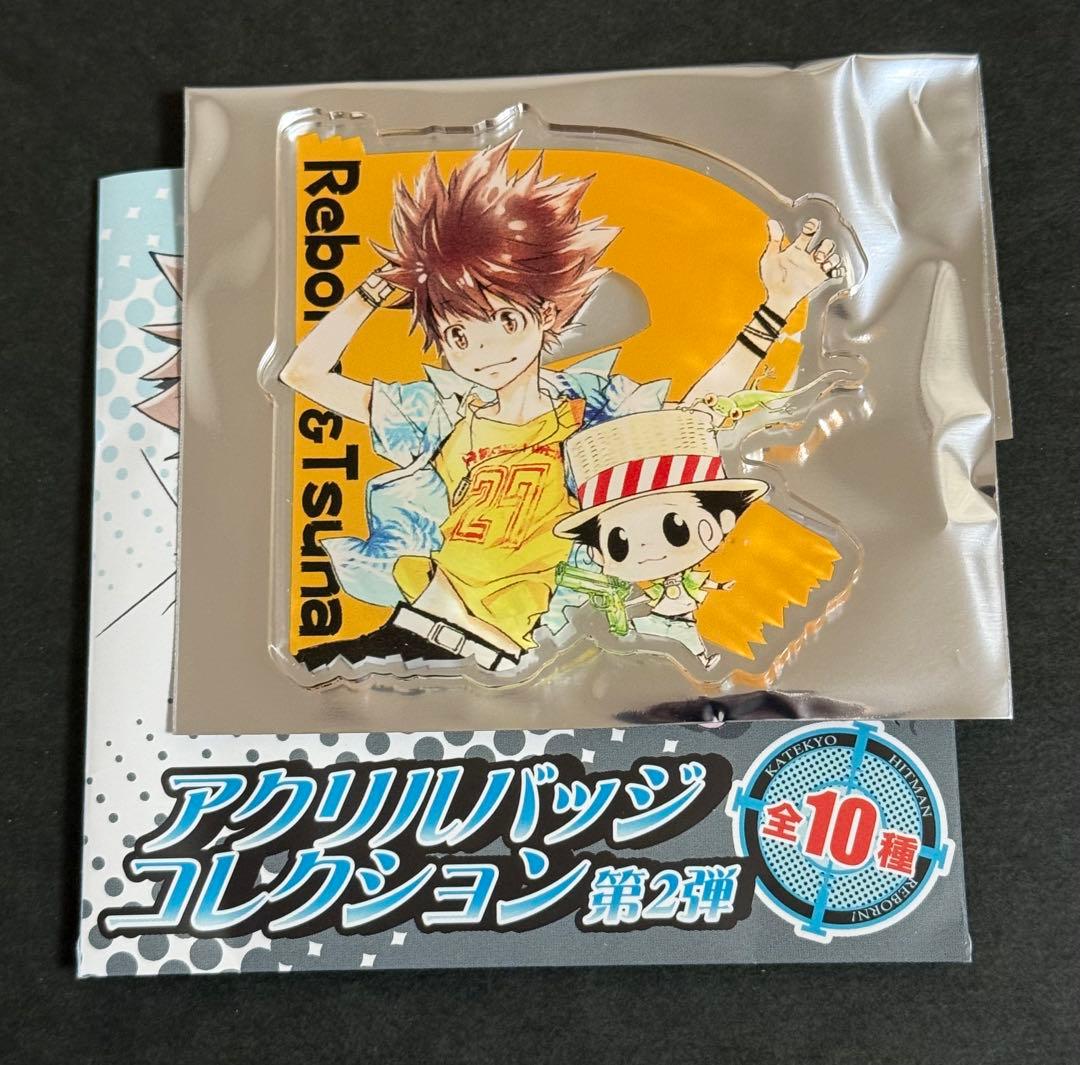 家庭教師ヒットマンREBORN！】アクリルバッジ 雲雀恭弥 ツナ 獄寺 山本