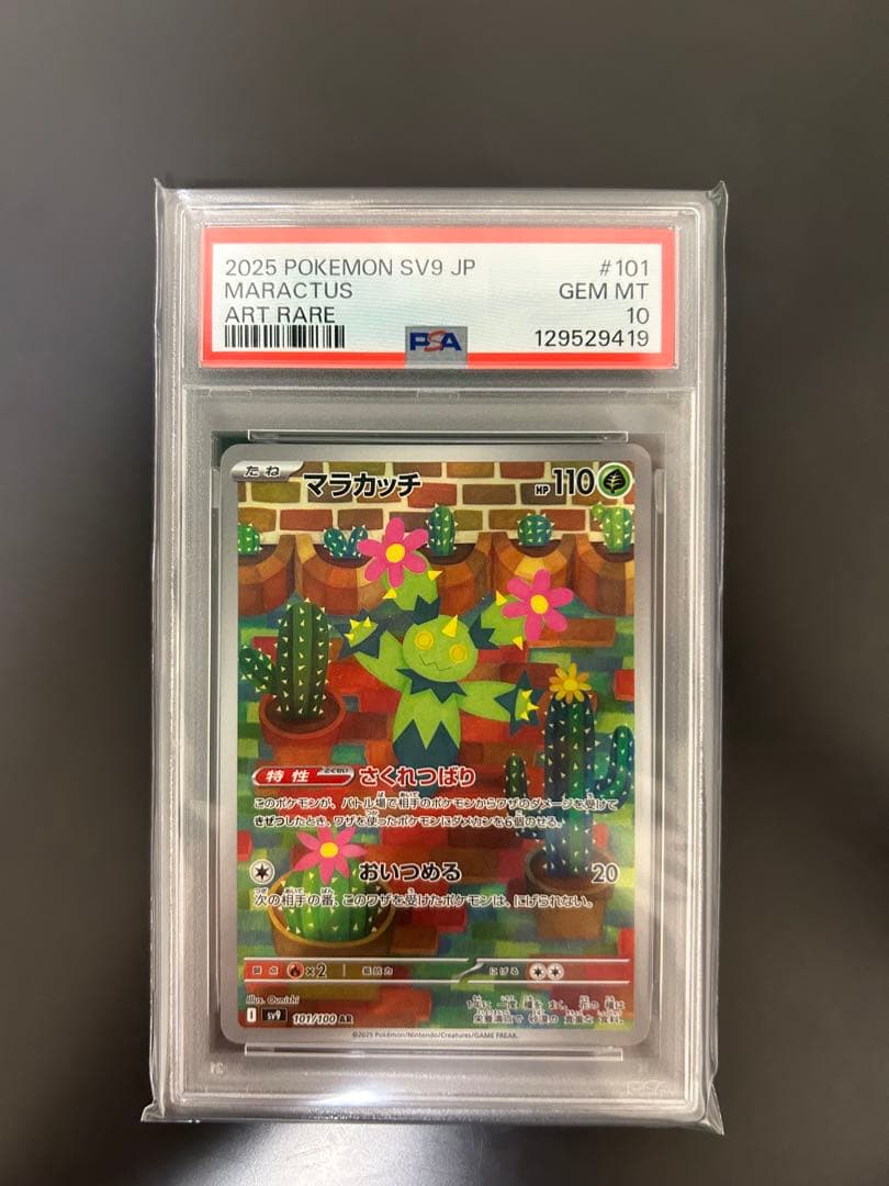 ス*ド様 ポケモンカード　マラカッチar セキsar psa10