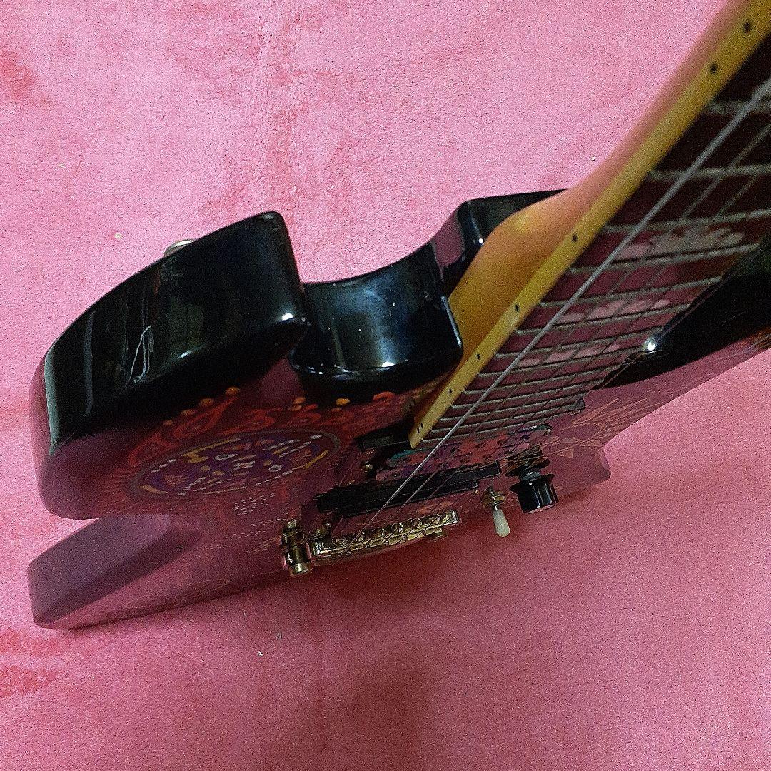 【良・美品】サイケペイント・hideモデル。モッキンバードエレキギター。