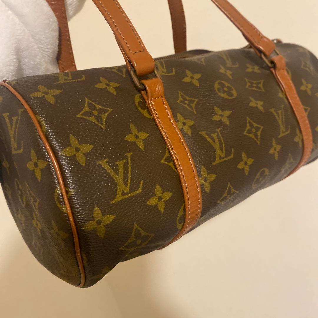 Louis Vuitton ブラウン ハンドバッグ ミニポーチ付き