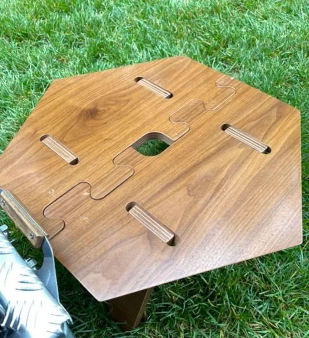 TheArth ざぁーす クル美 ヘキサテーブル ウォールナット The Arth