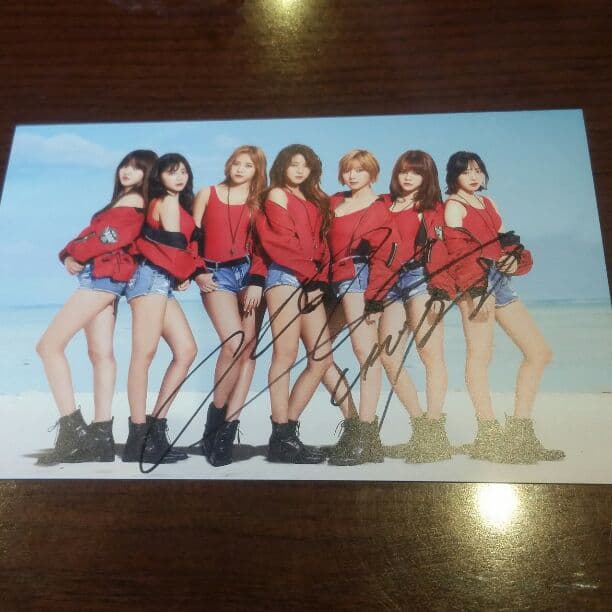AOA　ヘジョン　サイン AOA ヘジョン サイン AOA Group Autographed Signed Photo 5*7 K-POP