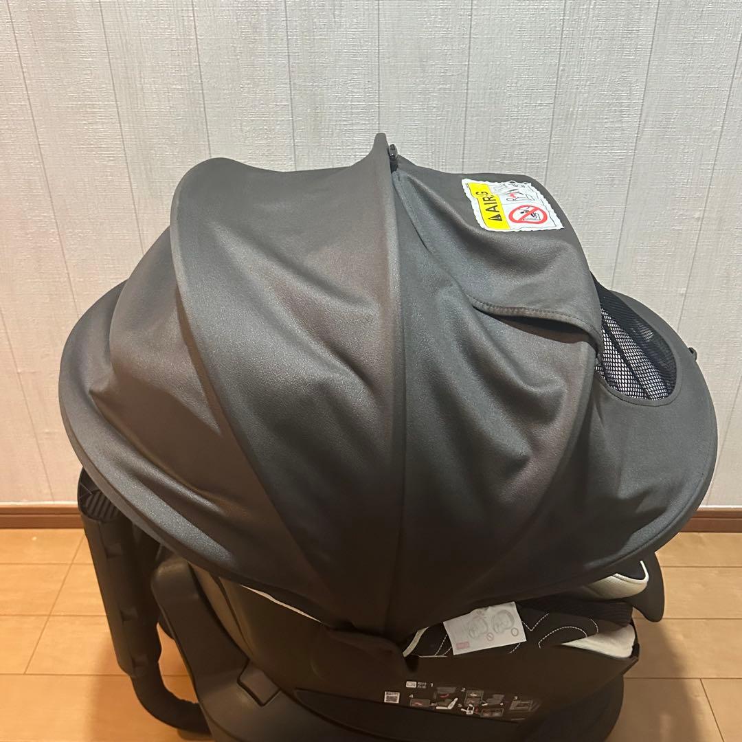 エールベベ クルット4i グランス チャイルドシート回転式 ISOFIXブラウン