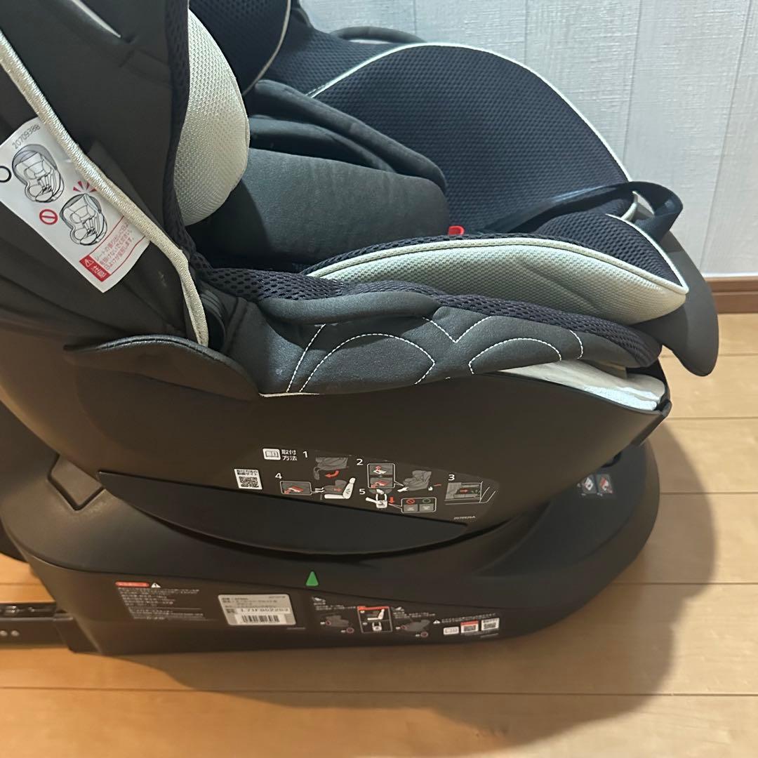 エールベベ クルット4i グランス チャイルドシート回転式 ISOFIXブラウン