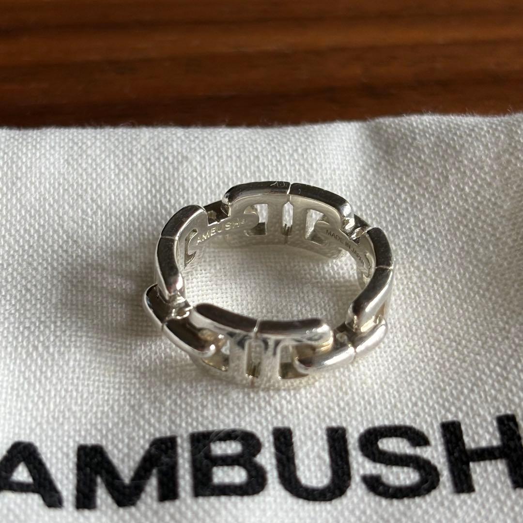 AMBUSH MONOGRAM CHAIN RING ABC さん専用