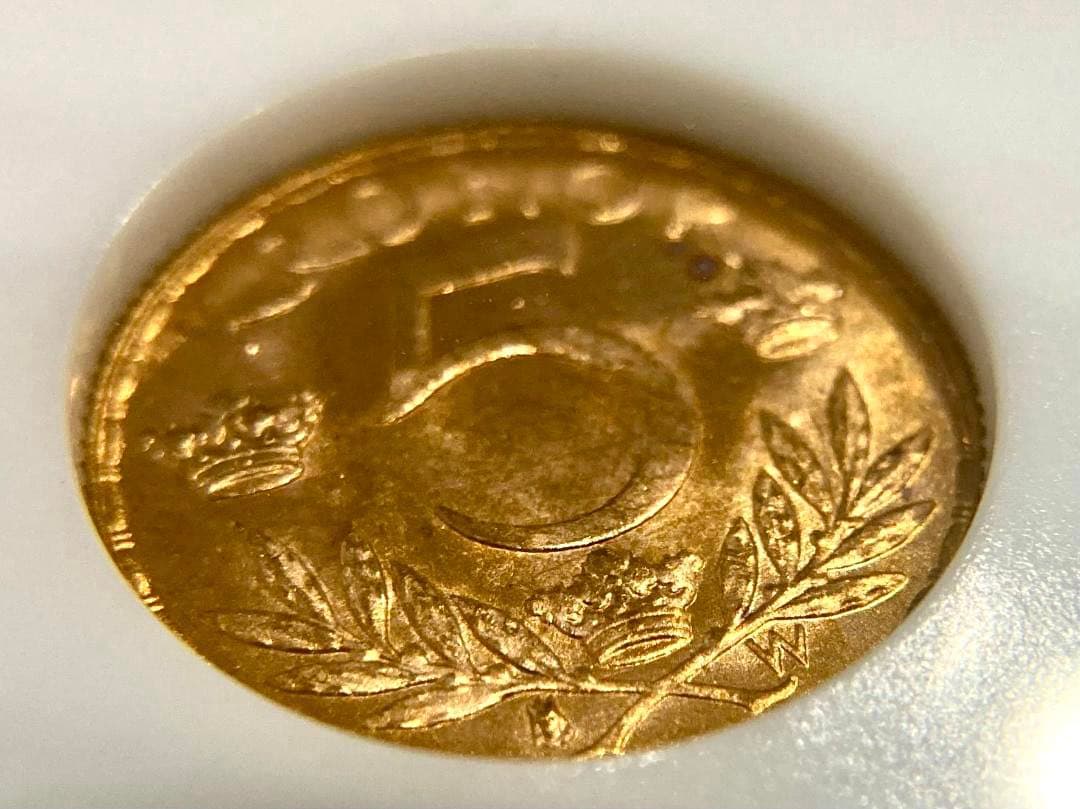 やっちゃん様専用1920年スウェーデン5クローナ