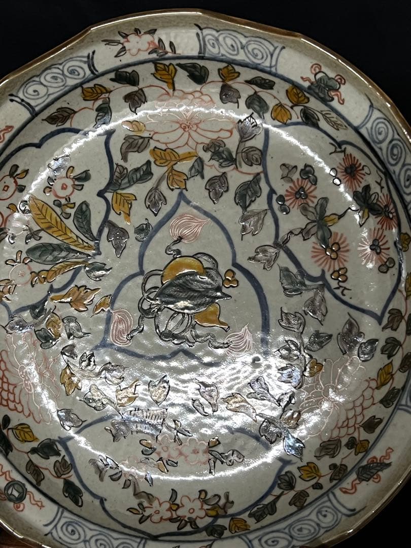 中国古美術 清時代釉裏紅龍文皿【天啟年製】在銘 F55-0