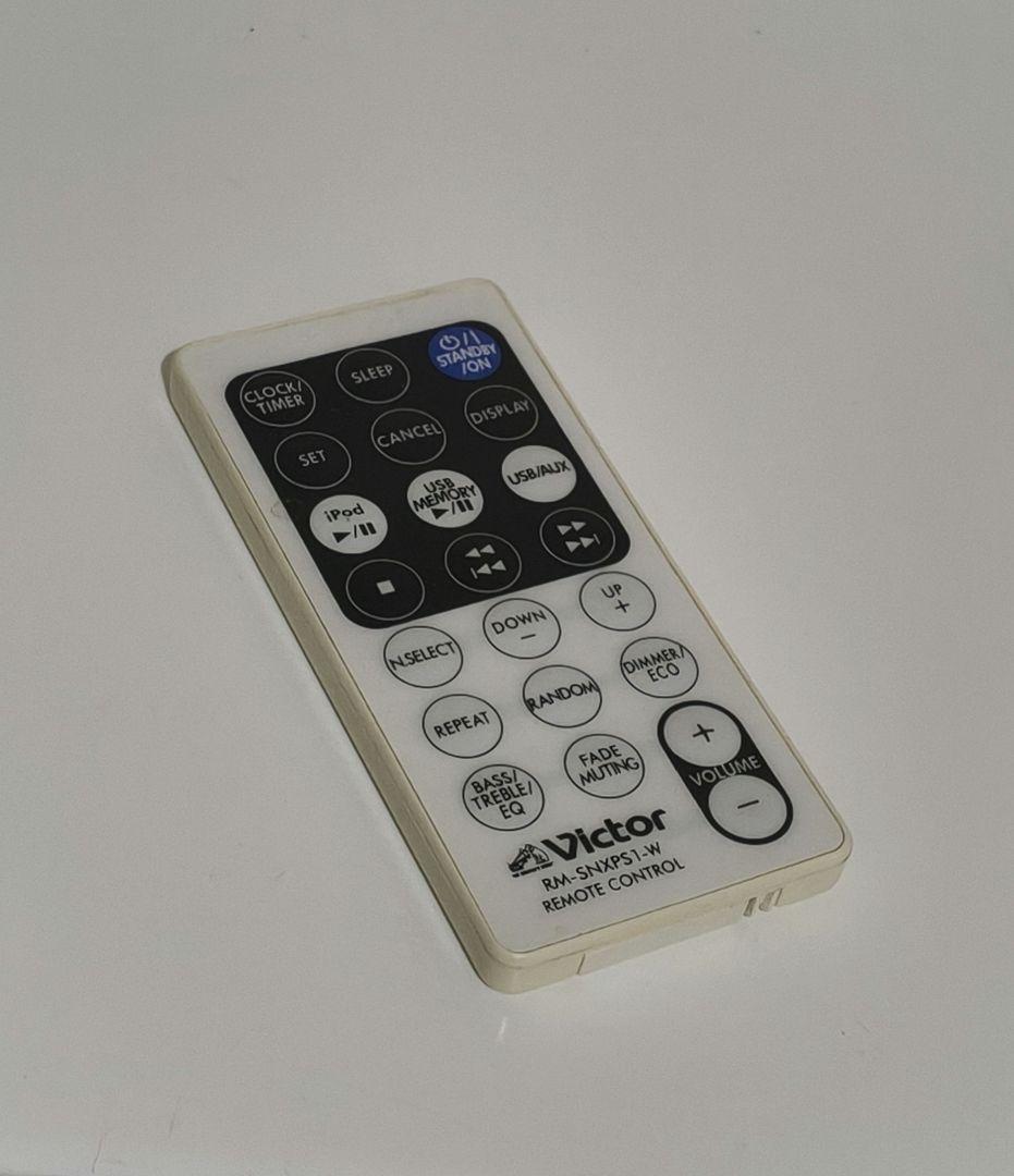 ビクター コンパクトコンポ ipod再生 Victor・JVC NX-PS1-W