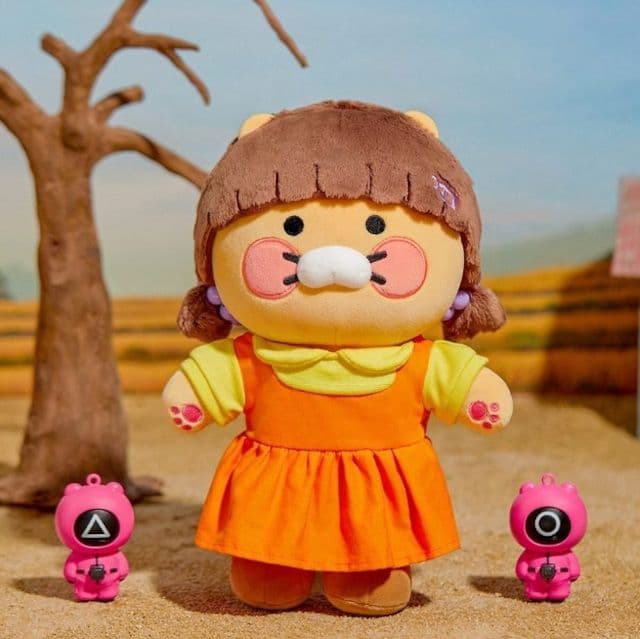 レア　新品ヨンヒXチュンシク着せ替えビッグぬいぐるみ　イカゲーム