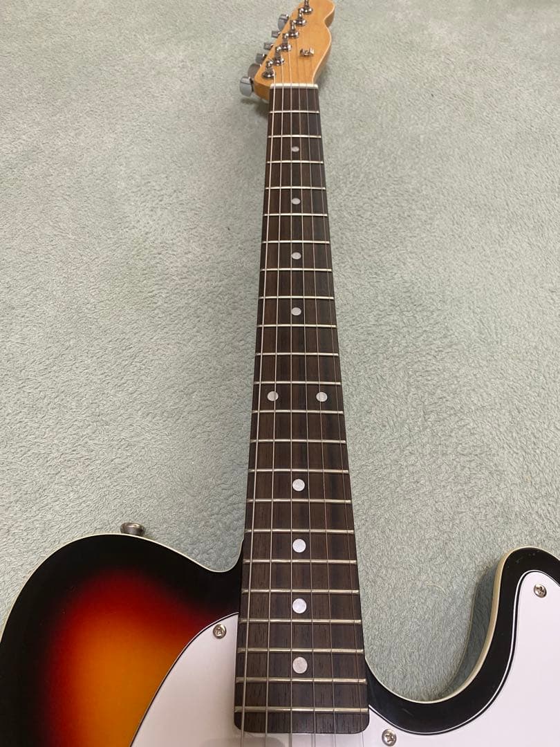 テレキャスター サンバーストバインディング加工