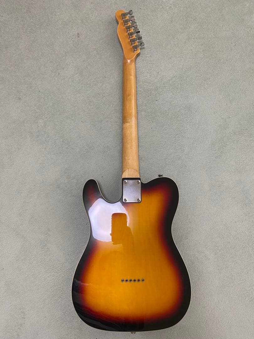 テレキャスター サンバーストバインディング加工