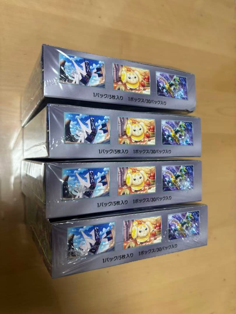 ポケモンカードゲームステラミラクル4BOX　未開封