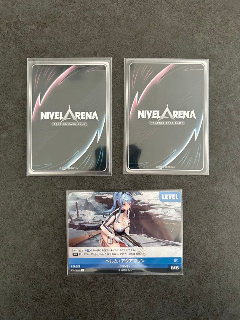nikke nivel arena ヘルム サイン SPR UR L 3枚セット - メルカリ