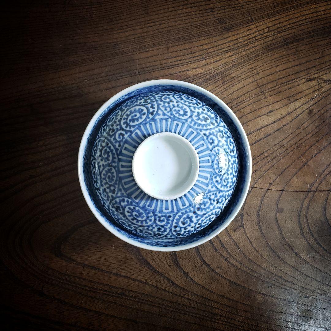 蓋物 蛸唐草 染付 松竹梅 古伊万里 訳あり