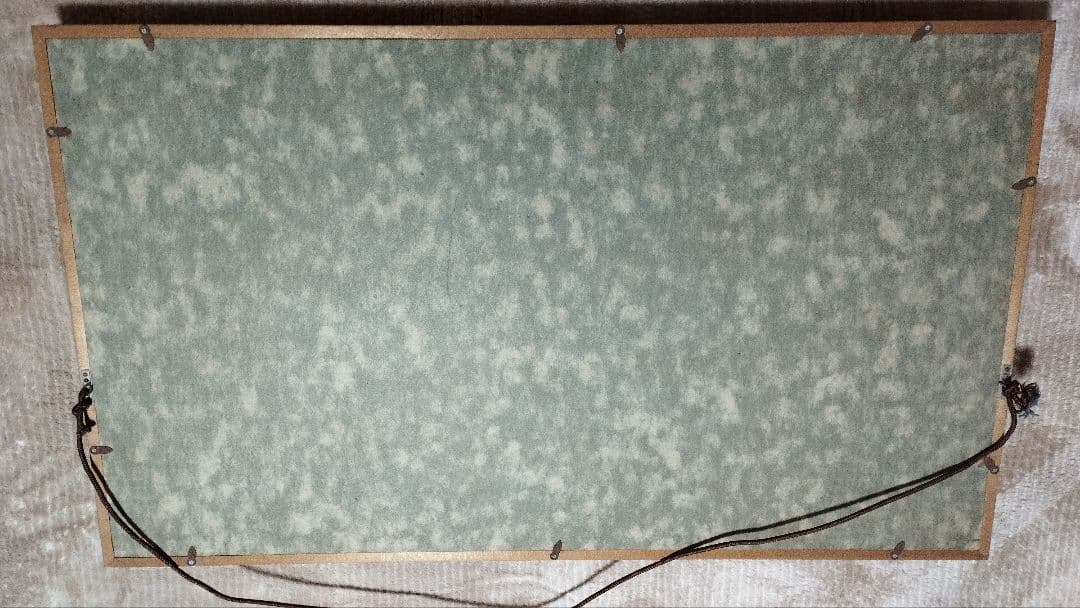 バラの花束 油絵 木製フレーム付き　高島屋