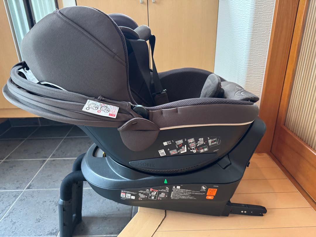 【美品】エールべべ クルット5i グランス ISOFIX 最上位モデル