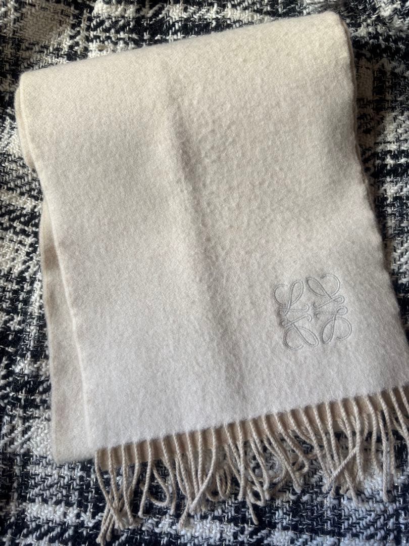 LOEWE バイカラースカーフ　マフラー LOEWE（ロエベ） Bicolor Anagram Scarf バイカラー アナグラム