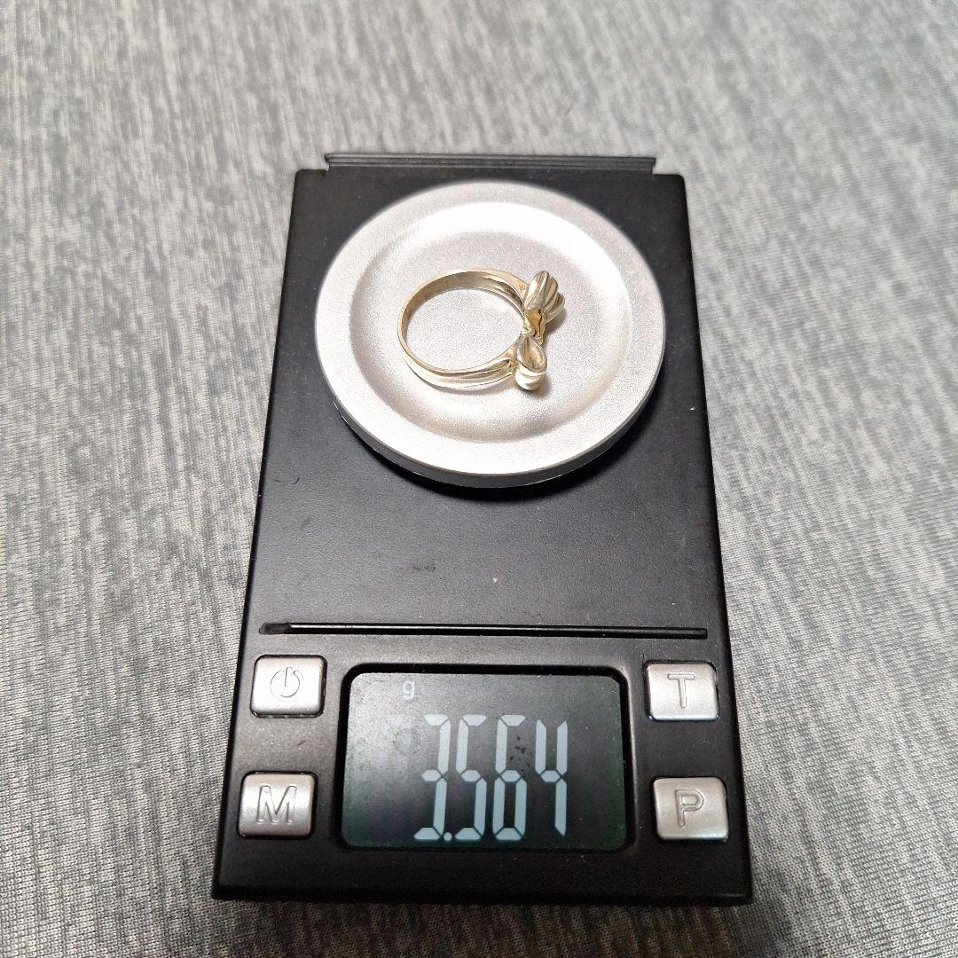 オールドティファニー リボン コンビリング 12号