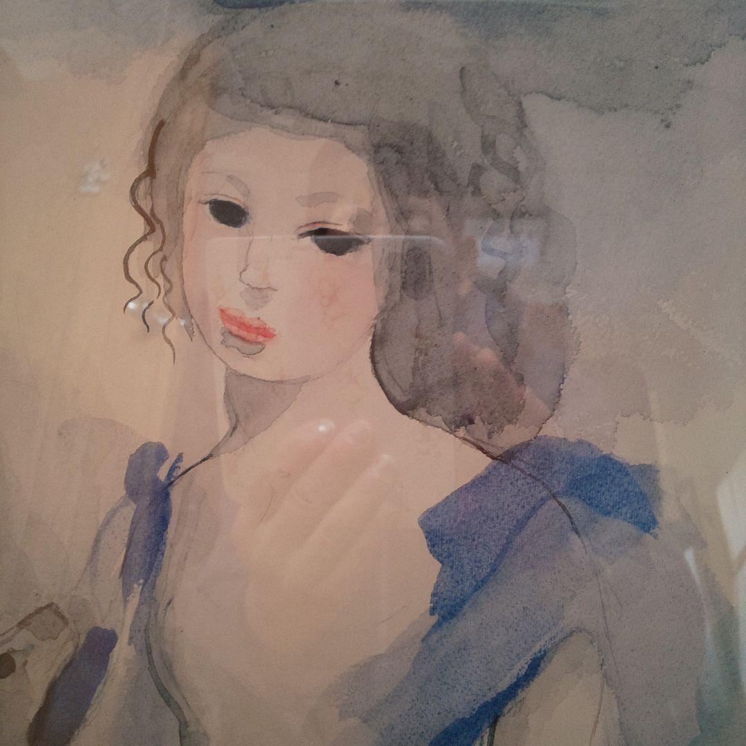 Maya Lasker 水彩画 女性肖像画