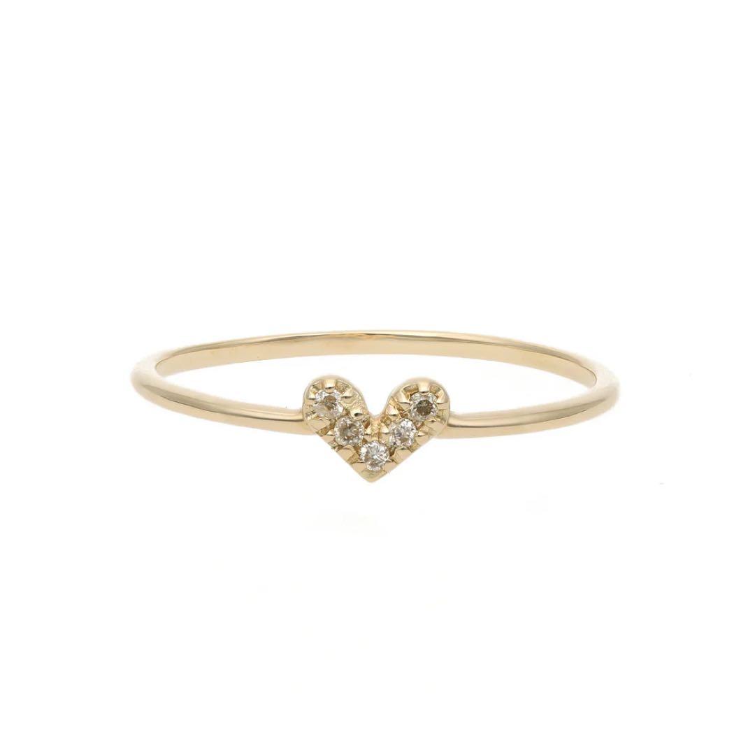 ジュエルクローゼットk10 ハートダイヤモンドリング