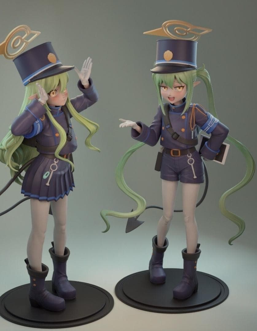 未塗装未組立 ガレージキット ブルアカ ブルーアーカイブ 橘ノゾミ